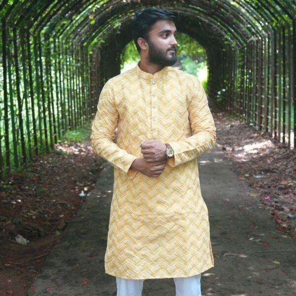 Premium Embroidered Panjabi - Image 3
