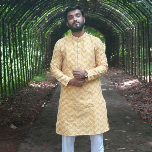 Premium Embroidered Panjabi - Image 4